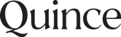 quince logo black
